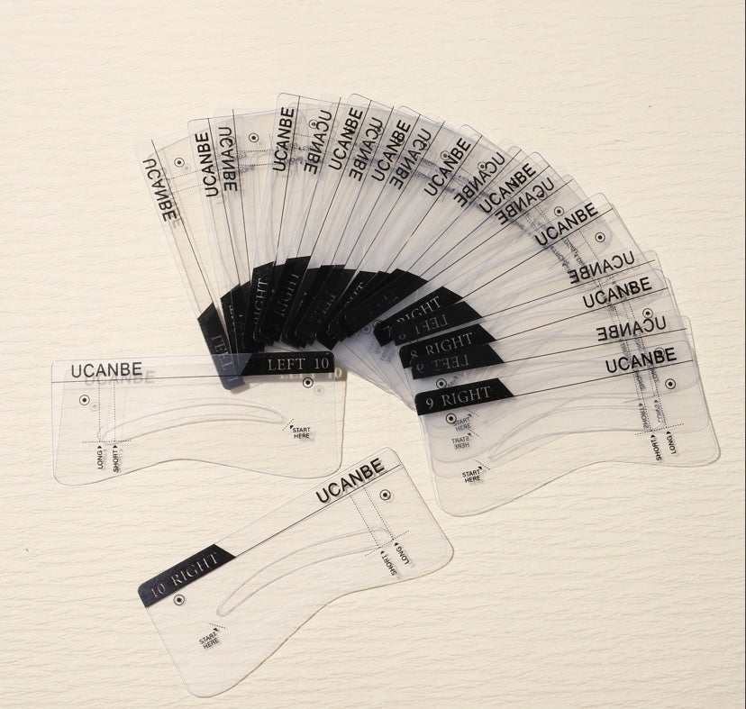 UCANBE Eyebrow stamp stencil kit