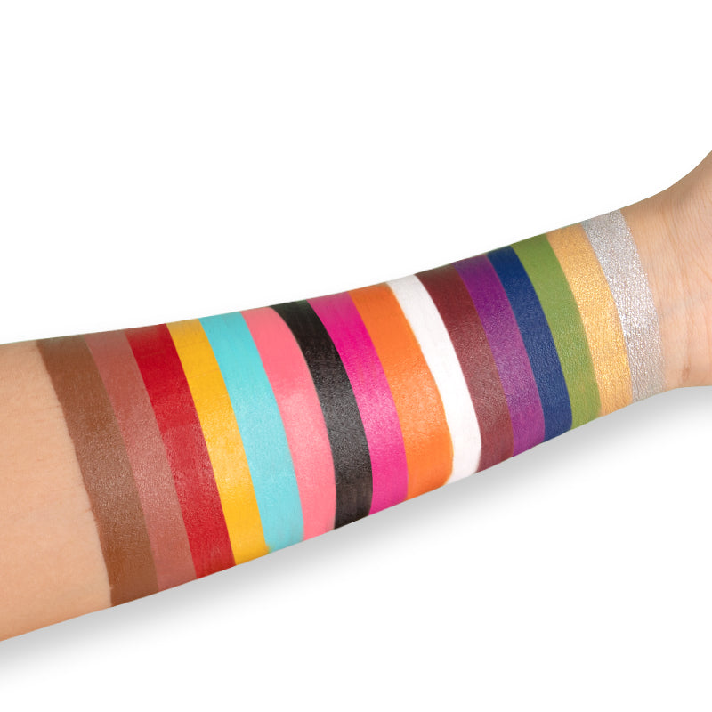 IMAGIC ABSTRACT GEOMETRIC 16 COLOR FACE PAINT PALETTE BD-505