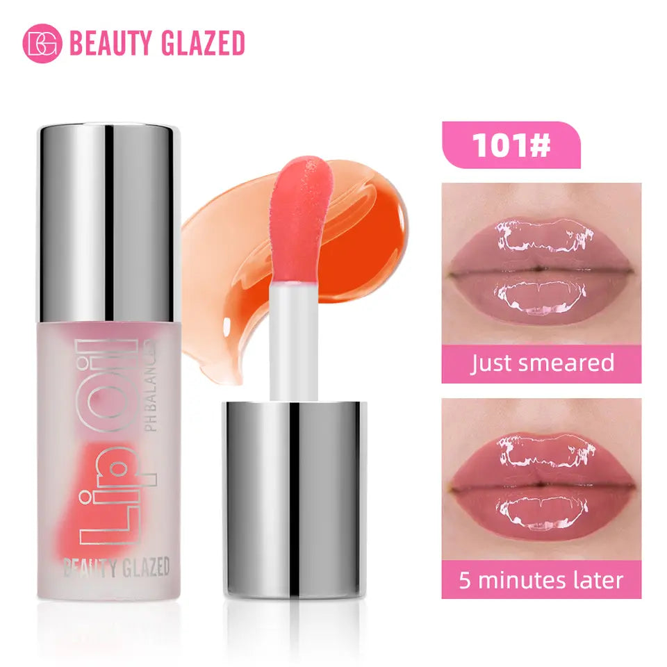 Beauty Glazed Temperature Color Changing Lipgloss Moisturizer Long-lasting Liquid Lipstick