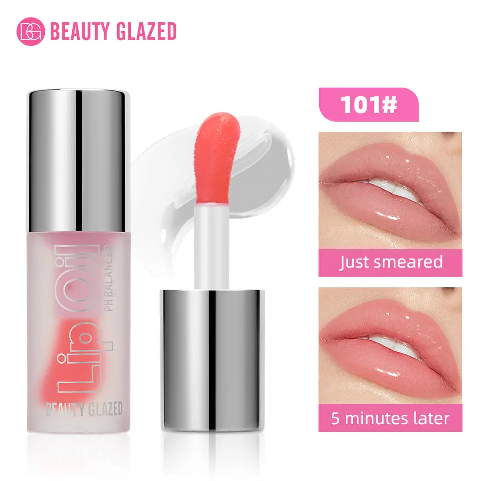 Beauty Glazed Temperature Color Changing Lipgloss Moisturizer Long-lasting Liquid Lipstick