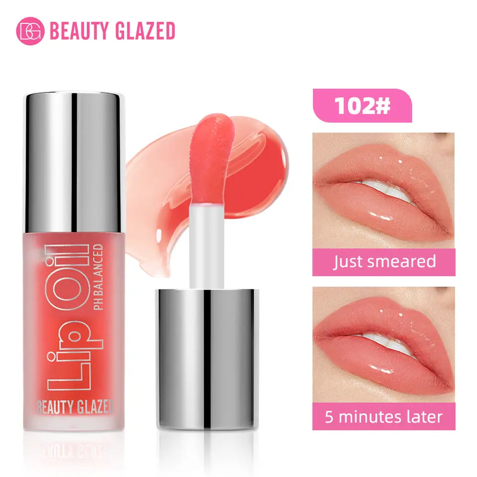 Beauty Glazed Temperature Color Changing Lipgloss Moisturizer Long-lasting Liquid Lipstick