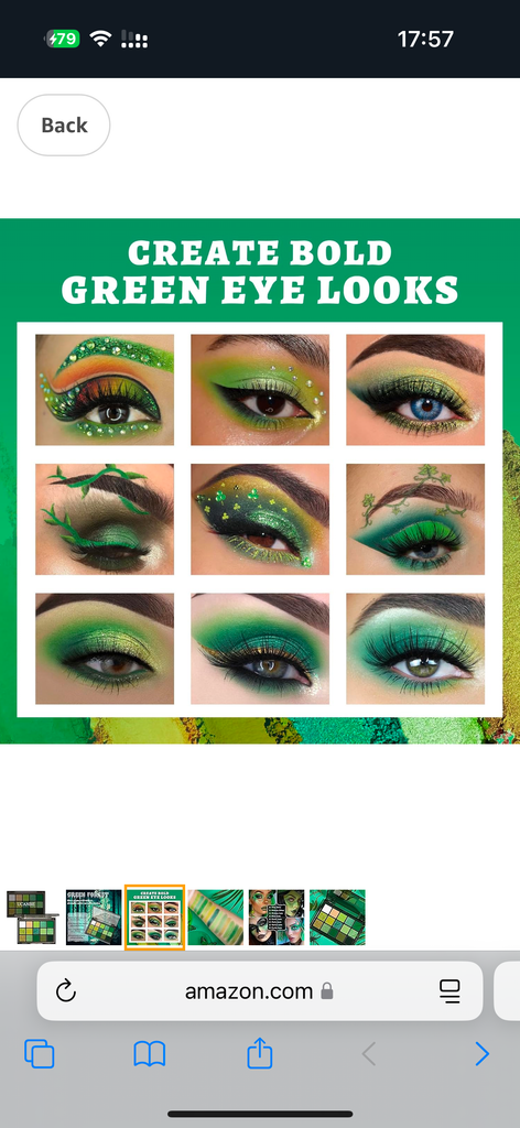 Ucanbe Green Forest Eyeshadow Makeup Palette