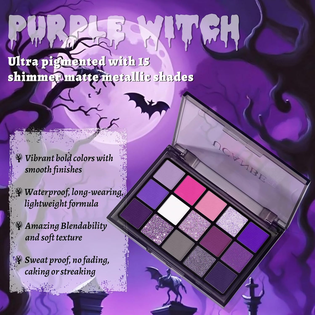 UCANBE Purple Witch Eyeshadow Makeup Palette