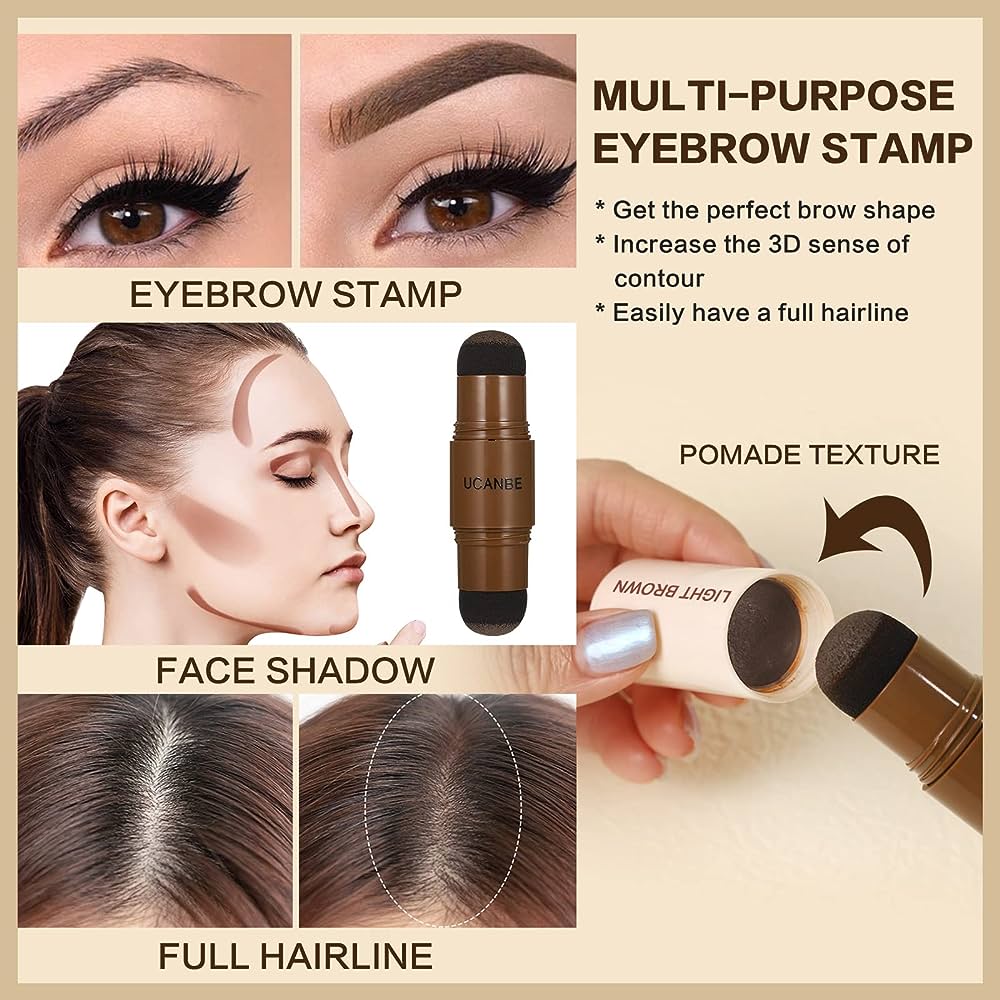 UCANBE Eyebrow stamp stencil kit