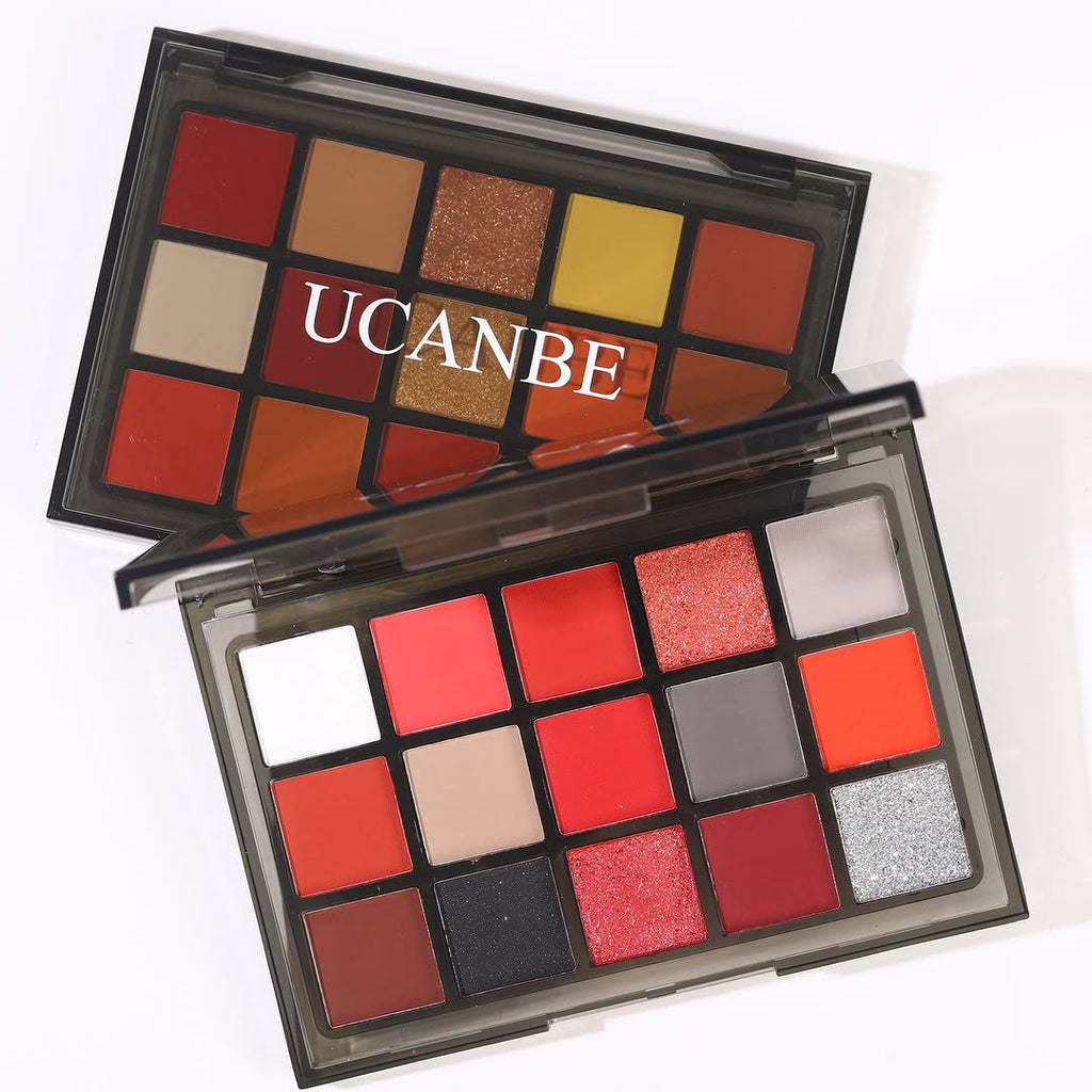 UCANBE Red Eyeshadow Makeup Palette
