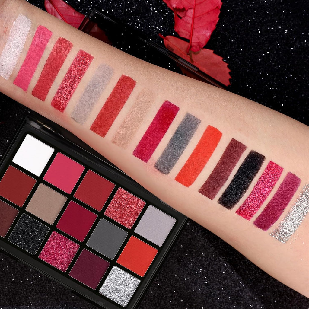 UCANBE Red Eyeshadow Makeup Palette