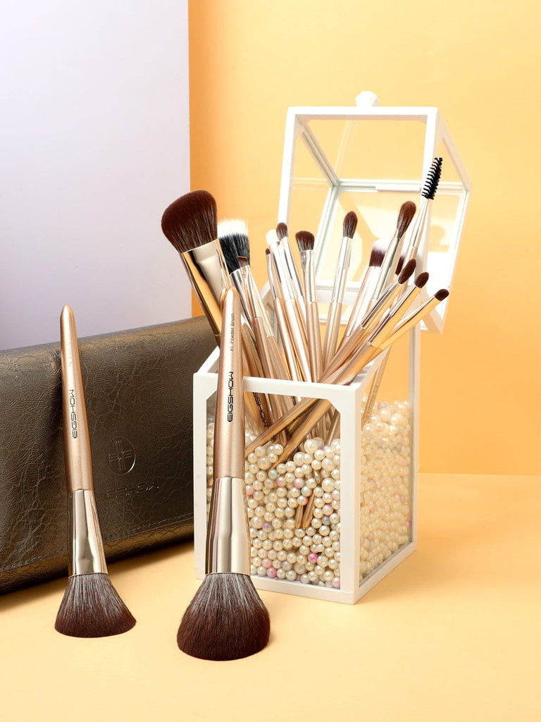 Monarch Butterfly 16 PCS Professional Makeup Brush Set with Bag