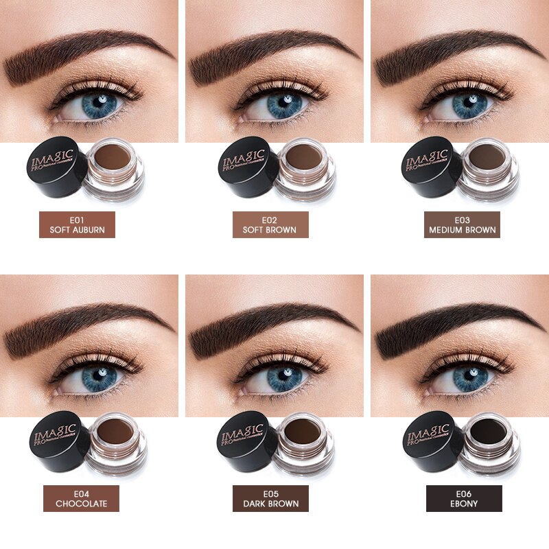 IMAGIC Professional Eyebrow Gel 6 Colors