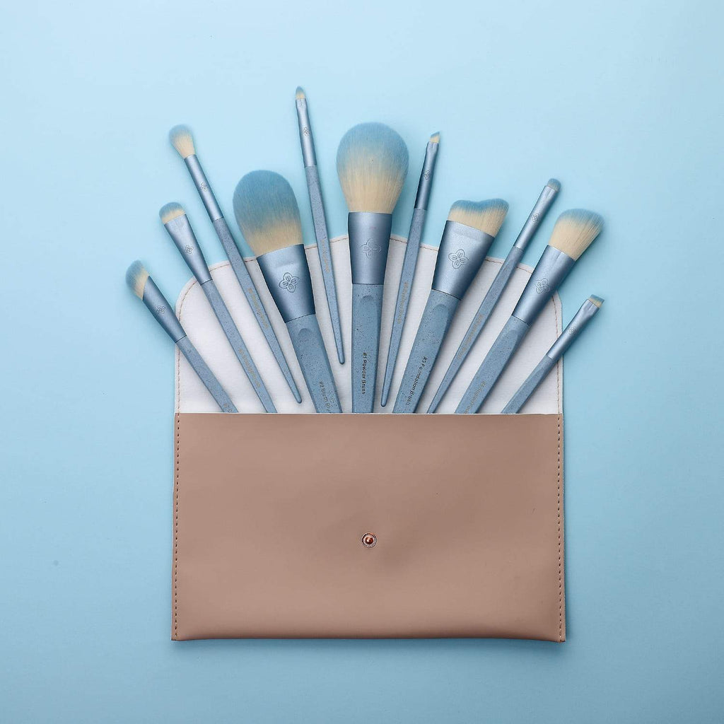 EIGSHOW Beauty EcoPro Bamboo Fiber 11pcs Professional Makeup Brush Kit