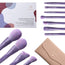 EIGSHOW Beauty ECOPRO BAMBOO FIBER - 11PCS SUNSET MIST PURPLE BRUSH KIT