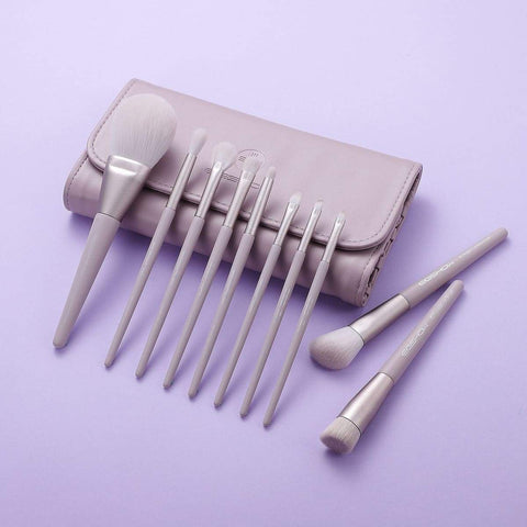 Eigshow Beauty Full MORANDI SERIES -10 PCS READY TO ROLL BRUSH SET-  LILAC