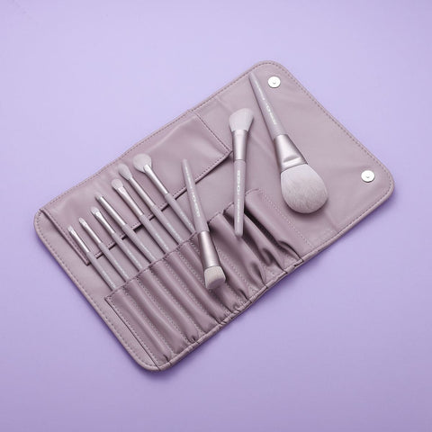 Eigshow Beauty Full MORANDI SERIES -10 PCS READY TO ROLL BRUSH SET-  LILAC