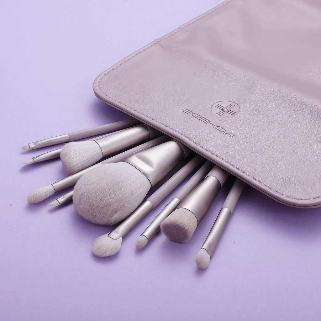 Eigshow Beauty Full MORANDI SERIES -10 PCS READY TO ROLL BRUSH SET-  LILAC