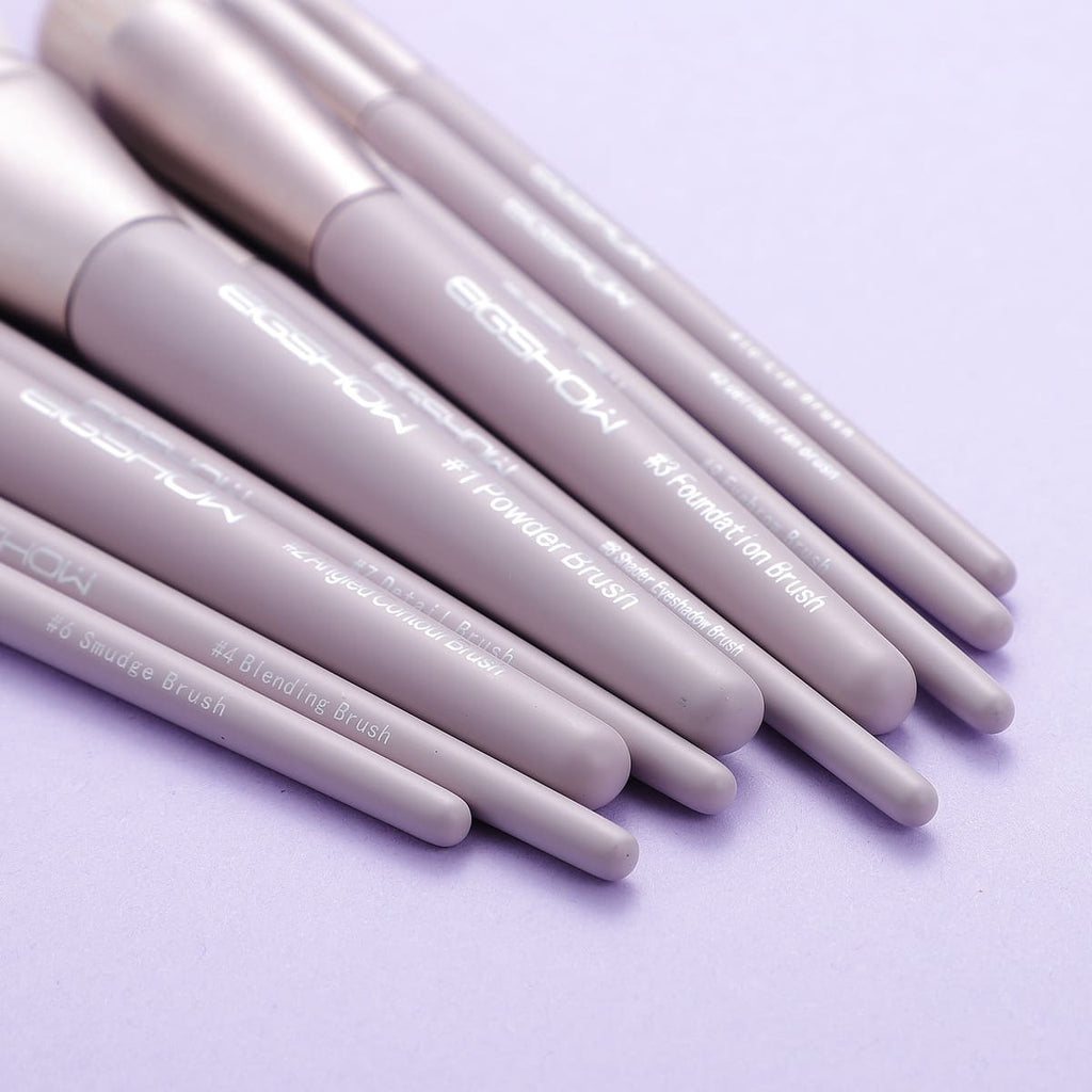 Eigshow Beauty Full MORANDI SERIES -10 PCS READY TO ROLL BRUSH SET-  LILAC