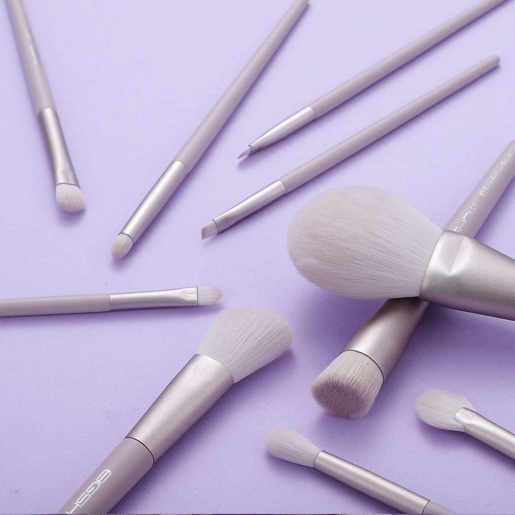 Eigshow Beauty Full MORANDI SERIES -10 PCS READY TO ROLL BRUSH SET-  LILAC