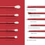 JADE SERIES - 11 PCS EYE BRUSH KIT - AGATE RED - EIGSHOW Beauty