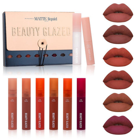 BEAUTY GLAZED 8PCS LIPS MAKEUP SET LIPSTICK