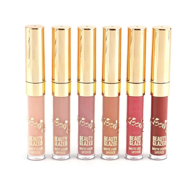 Beauty glazed gold lipstick pallet