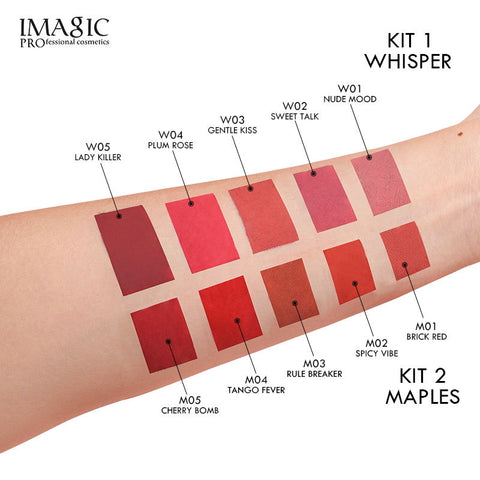 Imagic liquid lipstick SET