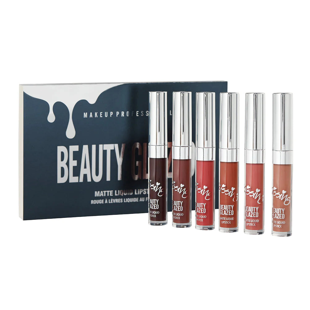 BEAUTY GLAZED 6 Colors Matte Lipstick Set