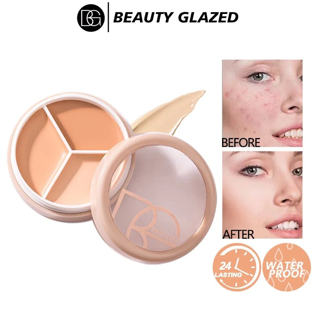 BEAUTY GLAZED Full Cover Cream Concealer Matte Smooth Cover