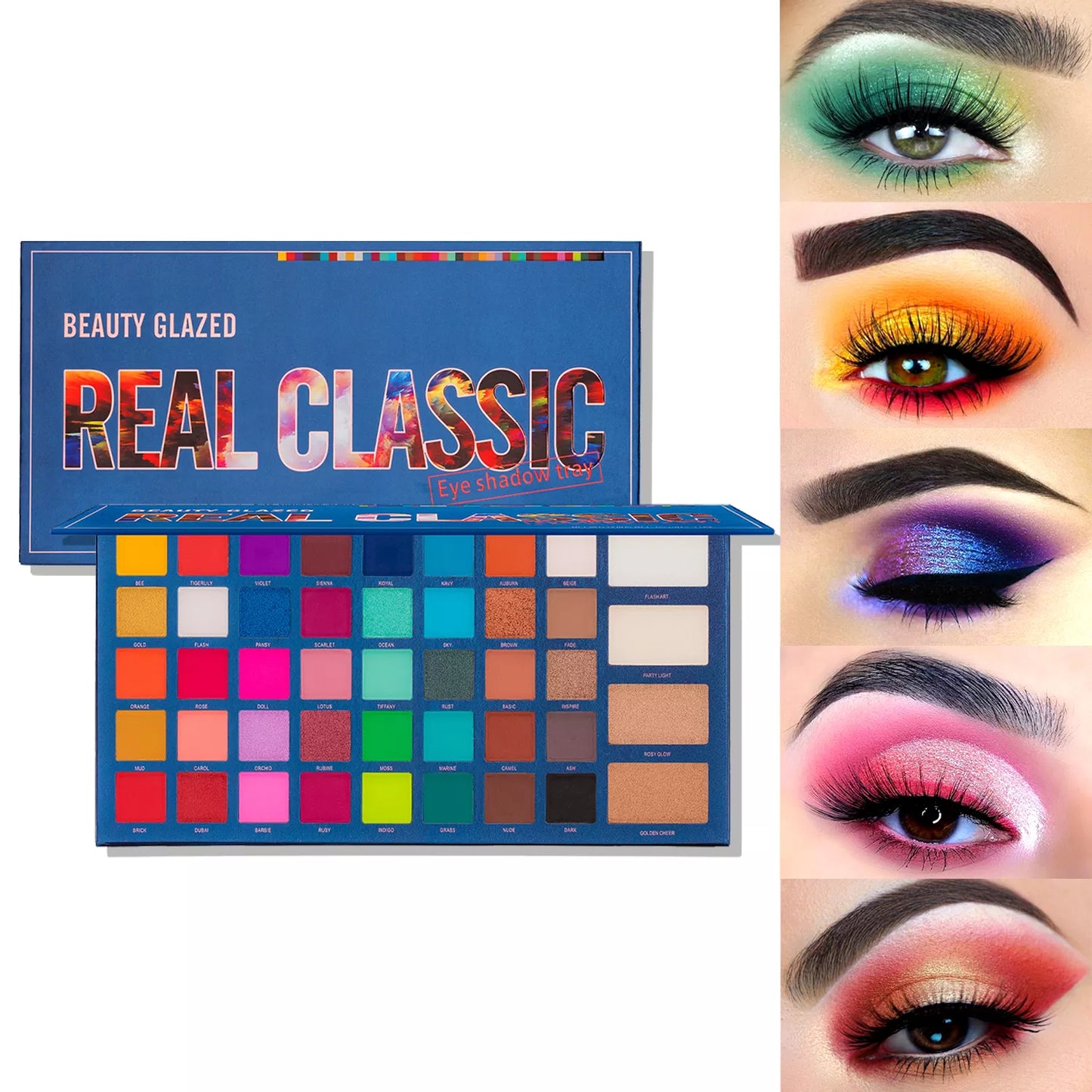 Beauty Glazed 44 Colors Real Classic Highlighter & Eyeshadow Palette