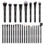 DUcare Professional Black Brushes Set DF2725