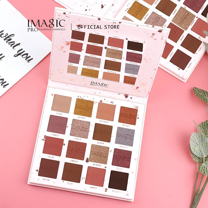 IMAGIC 16-color Pink eyeshadow palette