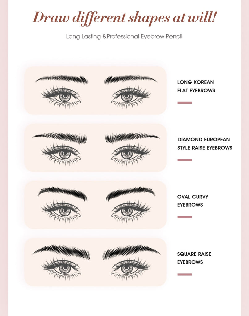 IMAGIC 5Colors Eyebrow Pencil Waterproof