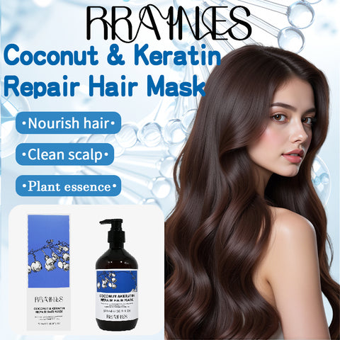 RRAINES Coconut & Keratin Repair Hair Mask 500ml