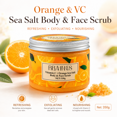 RRAINES Orange VC Salt Scrub