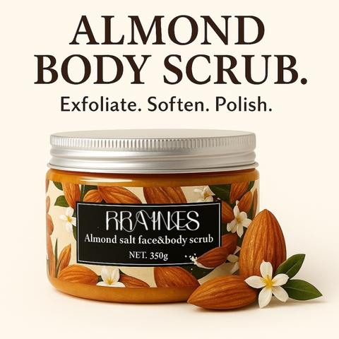 RRAINES Almond Salt Scrub 350g