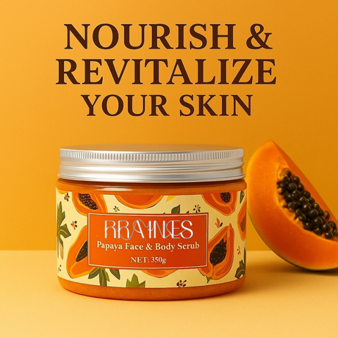 RRAINES Papaya Salt Scrub 350g