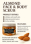 RRAINES Almond Salt Scrub 350g