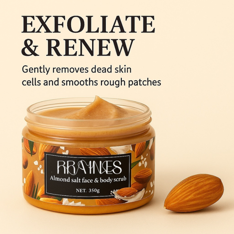 RRAINES Almond Salt Scrub 350g