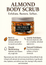 RRAINES Almond Salt Scrub 350g