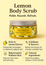 RRAINES Lemon Scrub