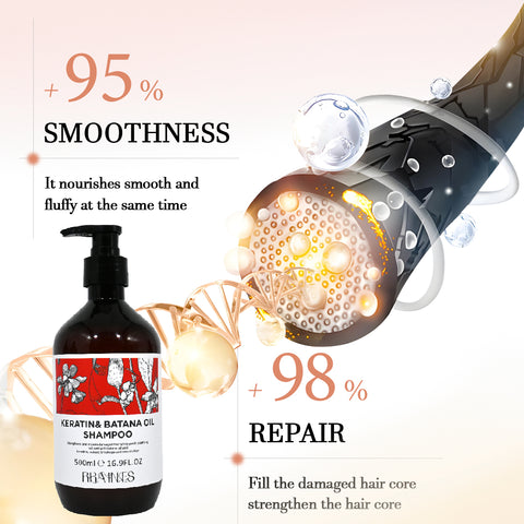 RRAINES Keratin Batana Oil Shampoo 500ml