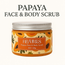 RRAINES Papaya Salt Scrub 350g
