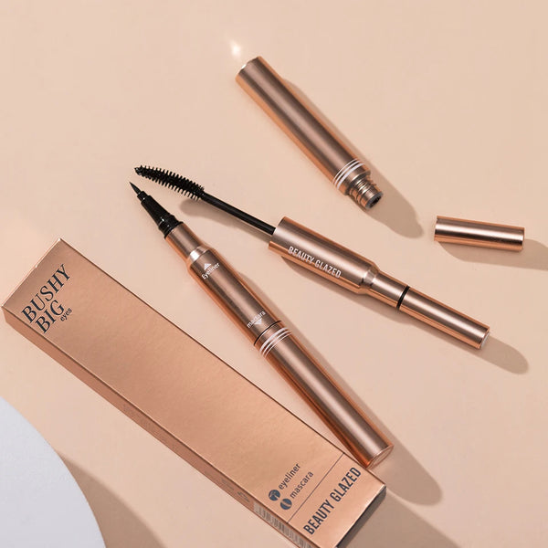 Beauty Glazed 2 In 1 Double-Head Mascara Eyeliner Pen Suit Lasting Without Blooming EX-28/11/2026