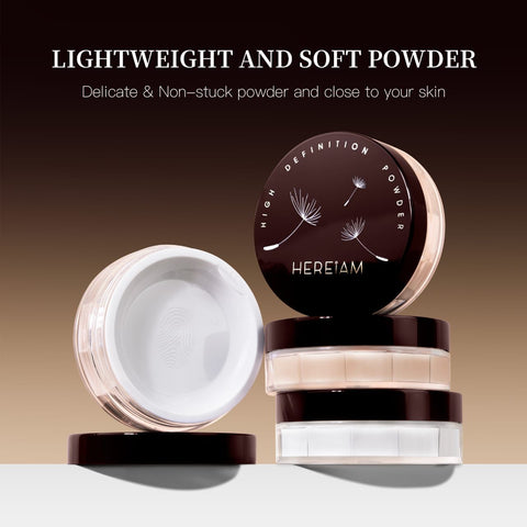 HEREIAM Face Loose Powder1002 Mineral 3 Colors Waterproof Matte
