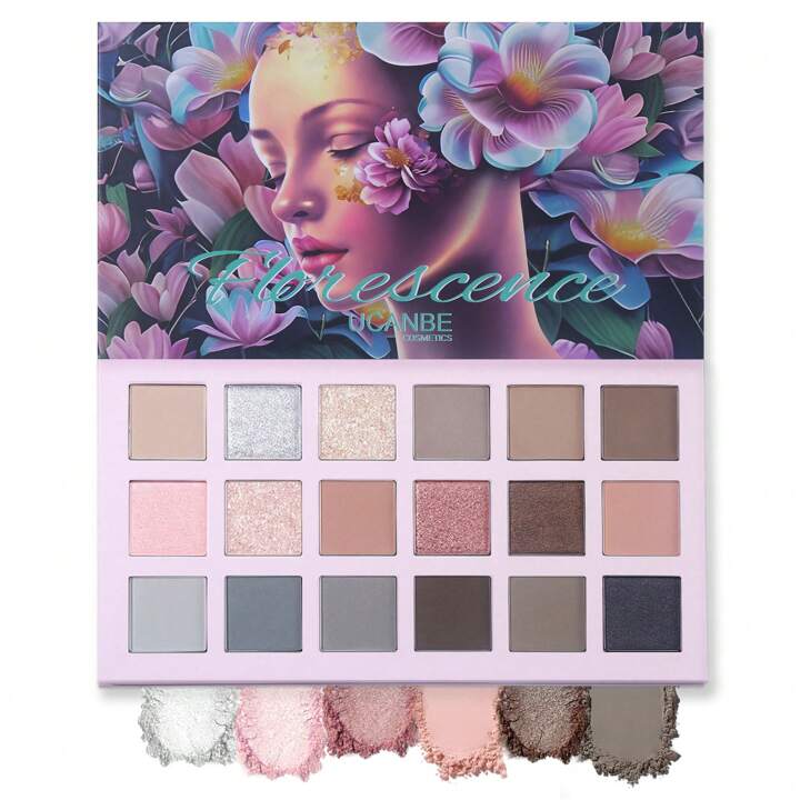 UCANBE Florescence Eyeshadow Palette 18 Colors