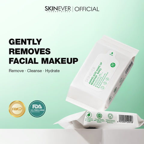 SKINEVER Amino Acid Makeup Remover Wipes