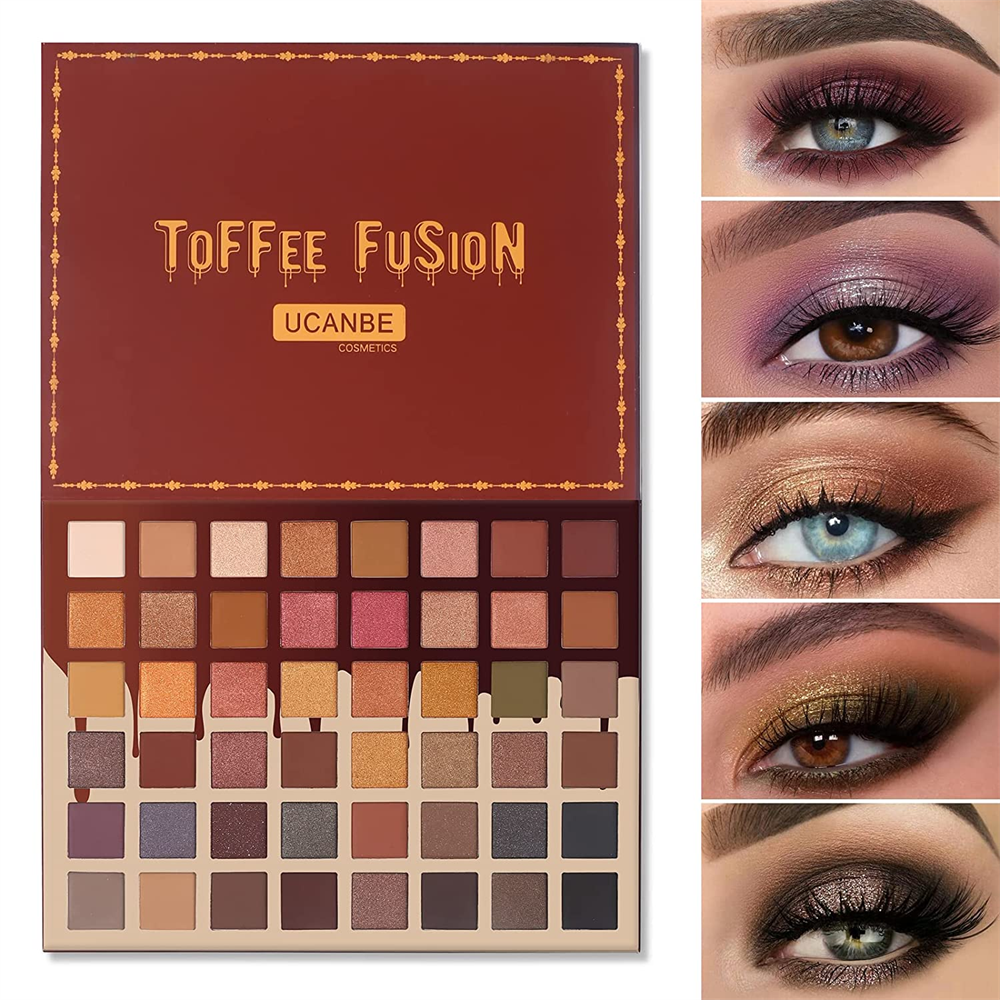 UCANBE Toffee Fusion Nude Eyeshadow Palette 48