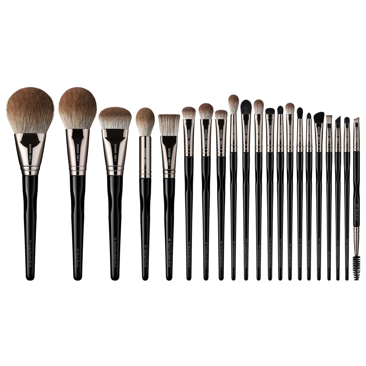 Eigbeauty Apparel & Accessories Black Swan Series-21pcs Professional Makeup Brush Set