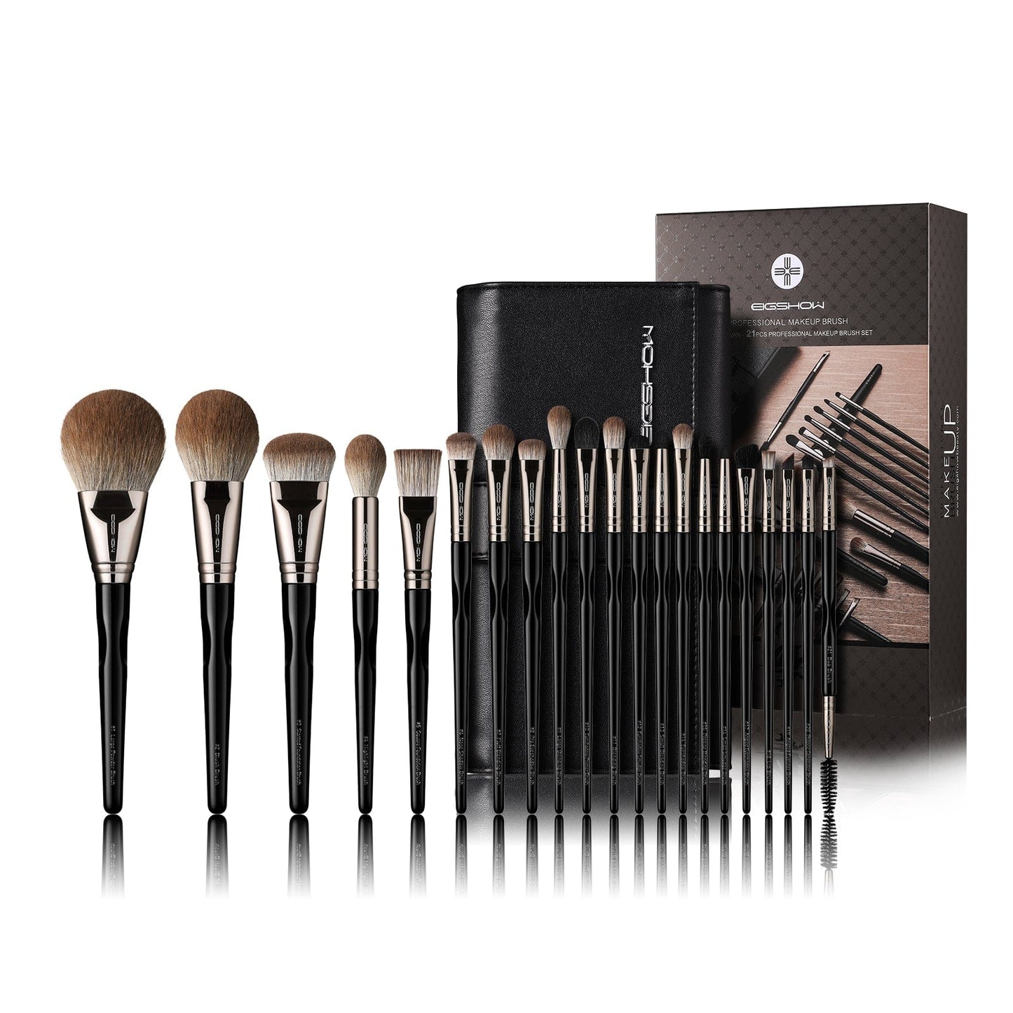 Eigbeauty Apparel & Accessories Black Swan Series-21pcs Professional Makeup Brush Set