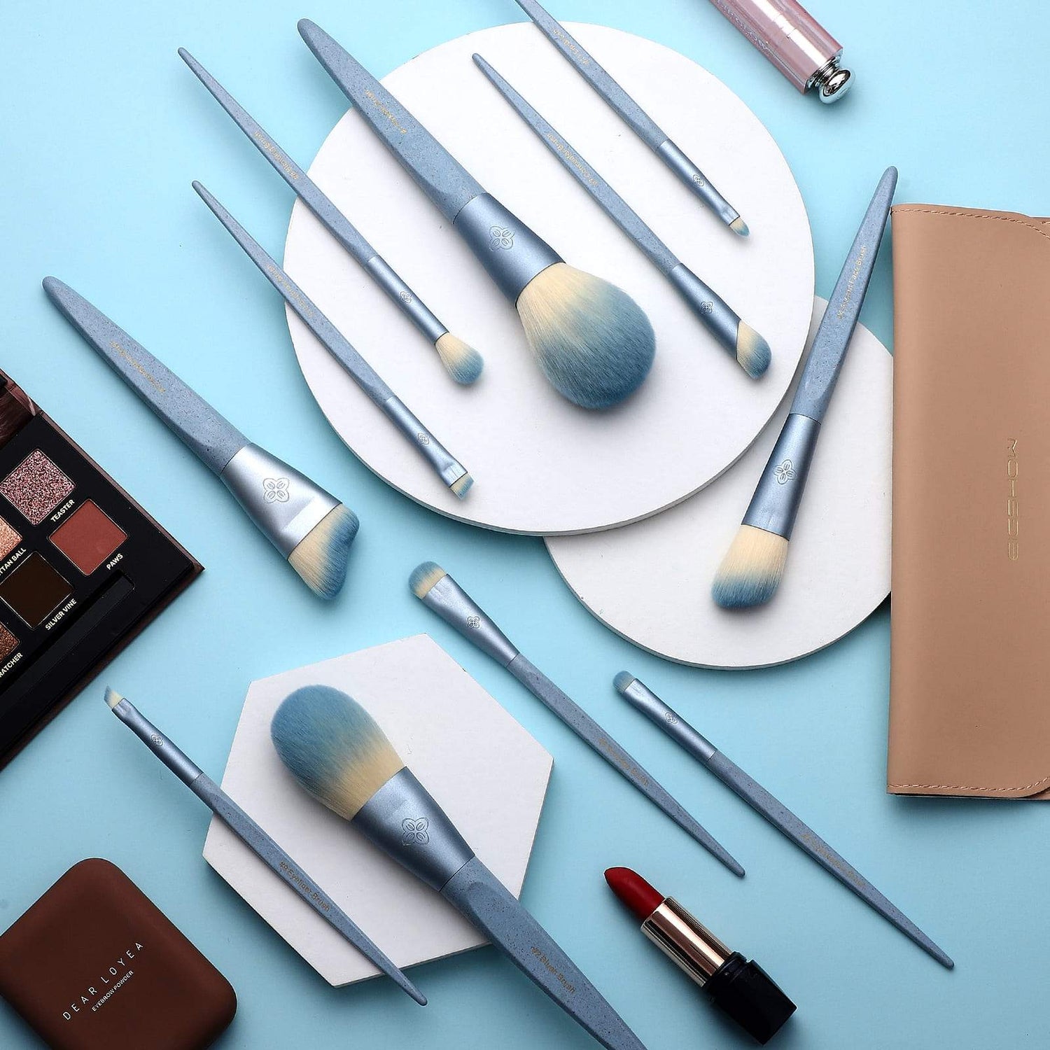 EIGSHOW Beauty EcoPro Bamboo Fiber 11pcs Professional Makeup Brush Kit