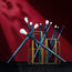 JADE SERIES - 11 PCS EYE BRUSH KIT - TOURMALINE BLUE - EIGSHOW Beauty