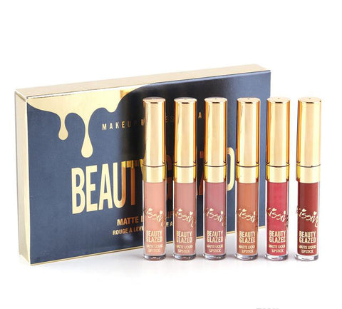 Beauty glazed gold lipstick pallet