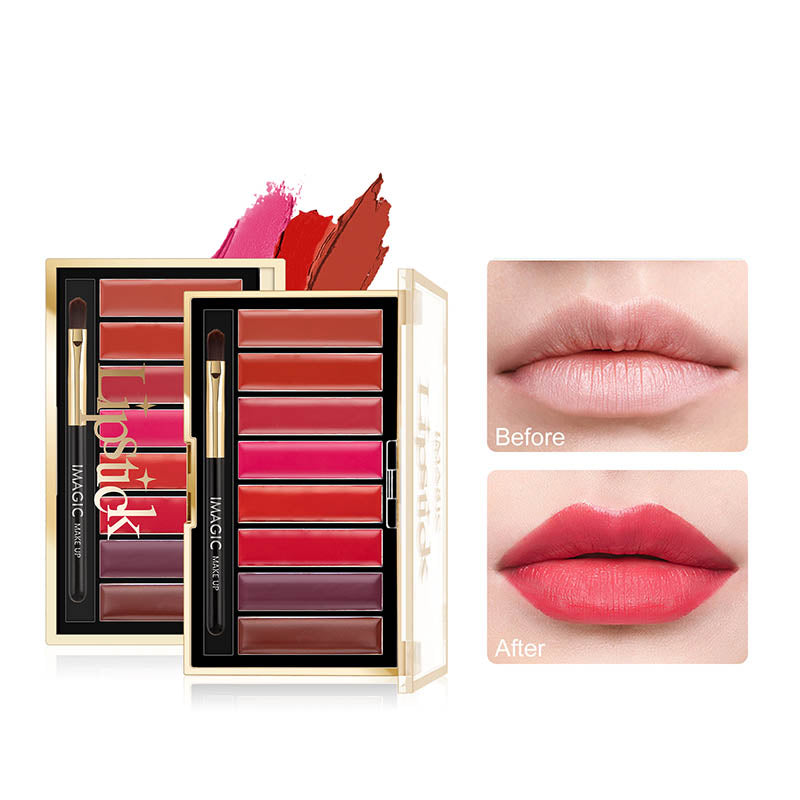IMAGIC 8 colors Matte lipstick PALETTE lip